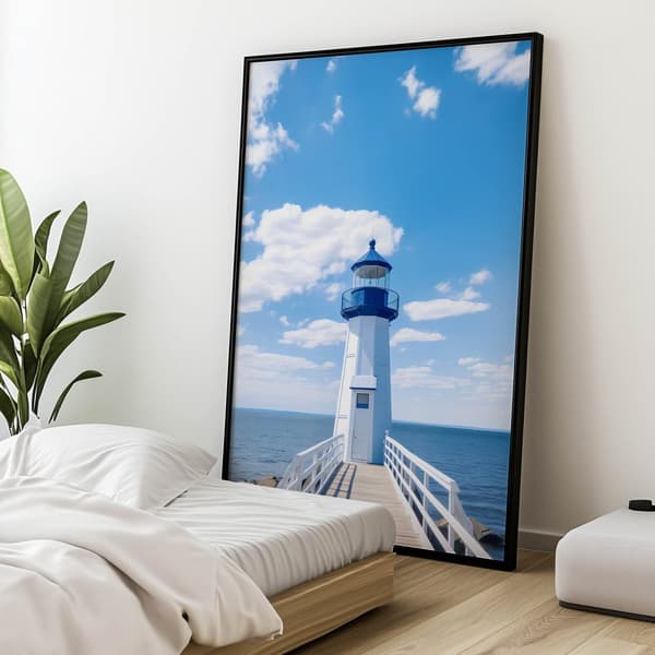 Seaside Elegance Seaside Elegance, 50x70 cm, sort aluminiumsramme, 230 gsm mat papir