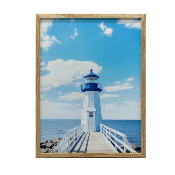 Seaside Elegance Seaside Elegance, 50x70 cm, sort aluminiumsramme, 230 gsm mat papir