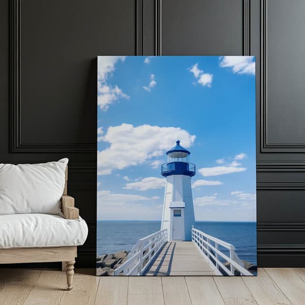 Seaside Elegance Seaside Elegance, 60x90 cm, guld aluminiumsramme, 230 gsm mat papir