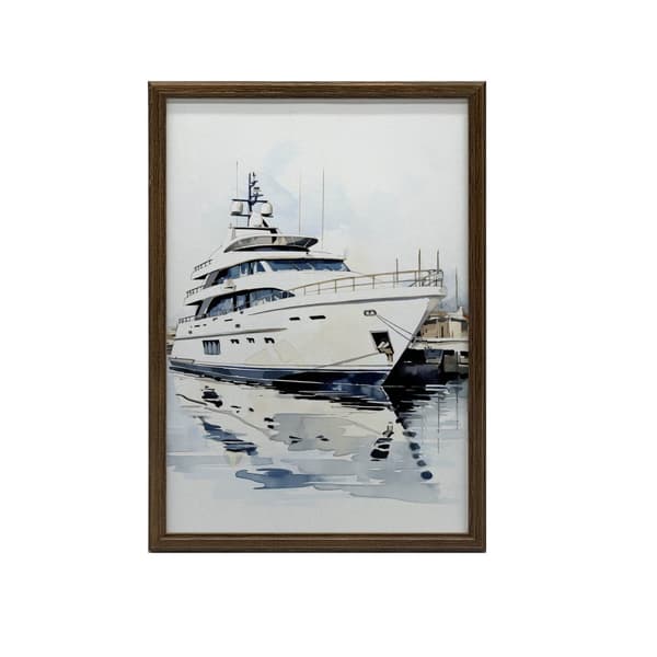 Sea Reflections Sea Reflections, 50x70 cm, guld aluminiumsramme, 230 gsm mat papir