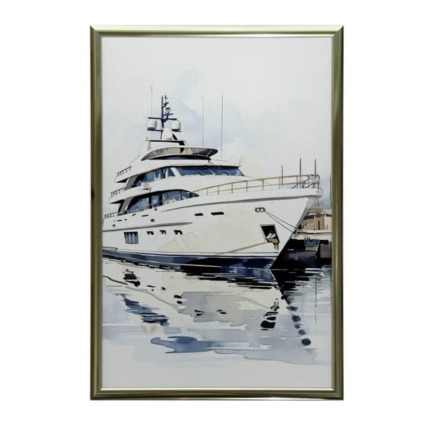Sea Reflections Sea Reflections, 50x70 cm, lys egetræsramme, 230 gsm mat papir