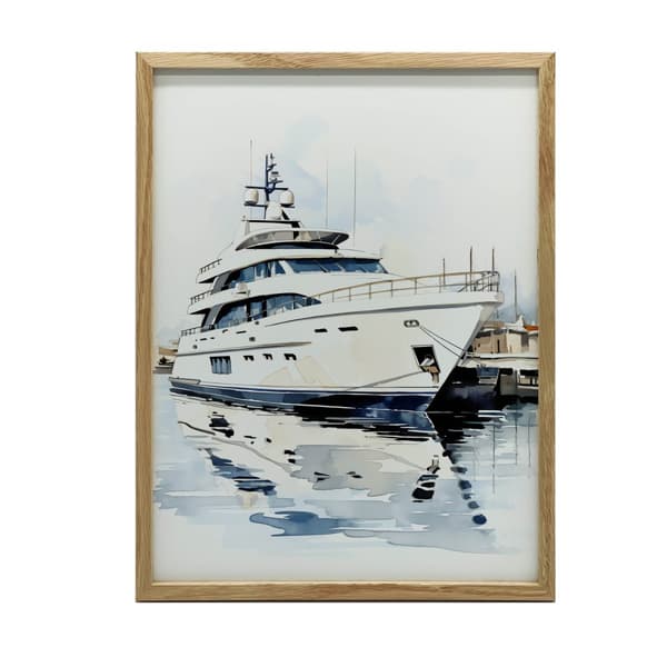 Sea Reflections Sea Reflections, 50x70 cm, lys egetræsramme, 230 gsm mat papir