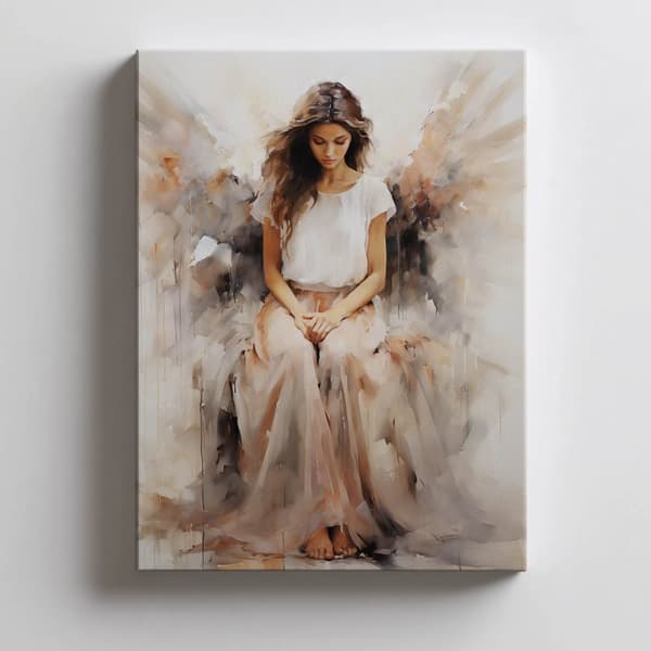 Peace in Prayer Peace in Prayer, 30x40 cm, sort aluminiumsramme, 230 gsm mat papir
