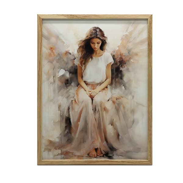 Peace in Prayer Peace in Prayer, 40x50 cm, guld aluminiumram, 230 gsm matt papper