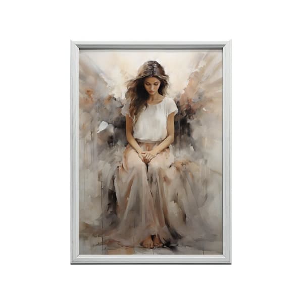 Peace in Prayer Peace in Prayer, 70x100 cm, guld aluminiumram, 230 gsm matt papper