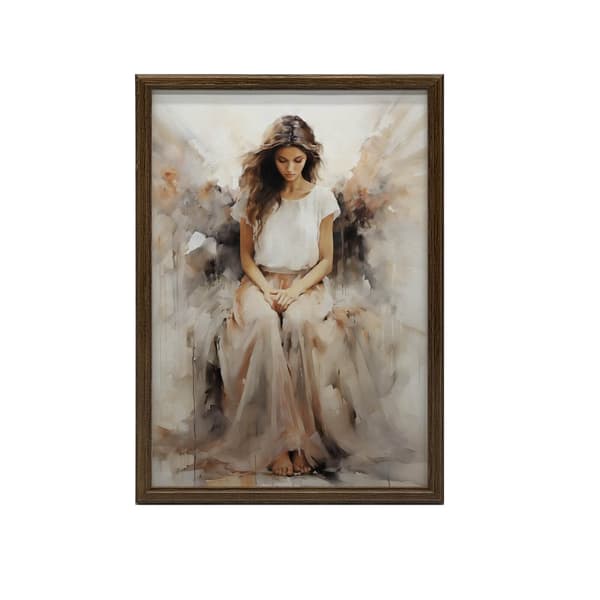 Peace in Prayer Peace in Prayer, 70x100 cm, guld aluminiumram, 230 gsm matt papper