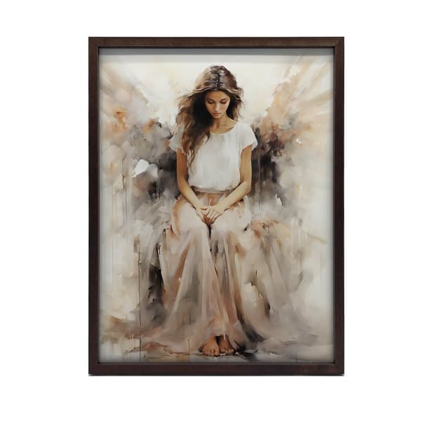 Peace in Prayer Peace in Prayer, 70x100 cm, guld aluminiumram, 230 gsm matt papper
