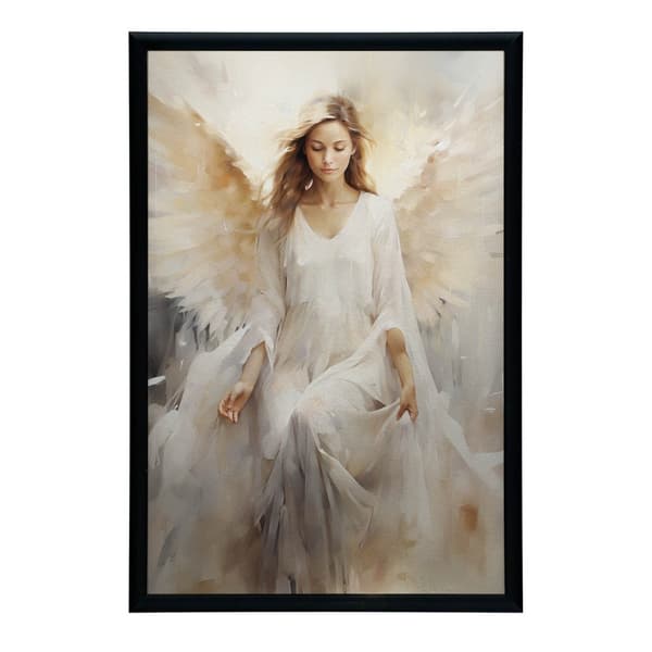 Angel's Focus Angel's Focus, 30x40 cm, guld aluminiumsramme, 230 gsm mat papir