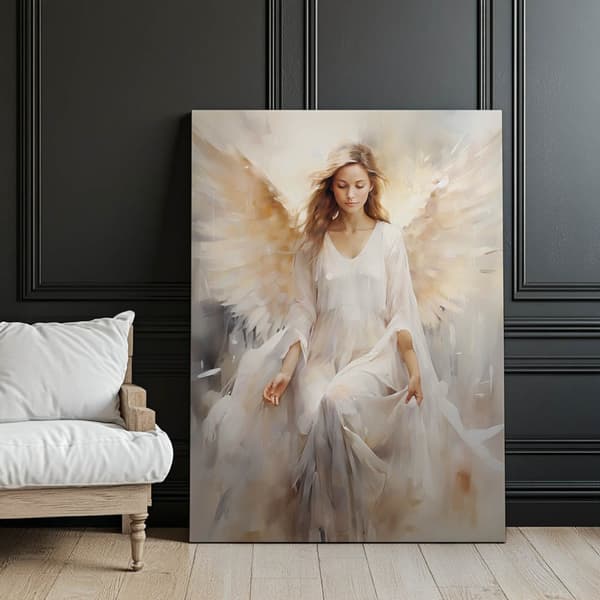 Angel's Focus Angel's Focus, 30x40 cm, uindrammet, premium lærred på båre