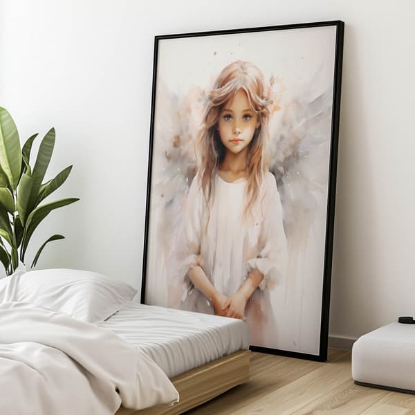 Wings of Hope Wings of Hope, 40x50 cm, sort aluminiumsramme, 230 gsm mat papir