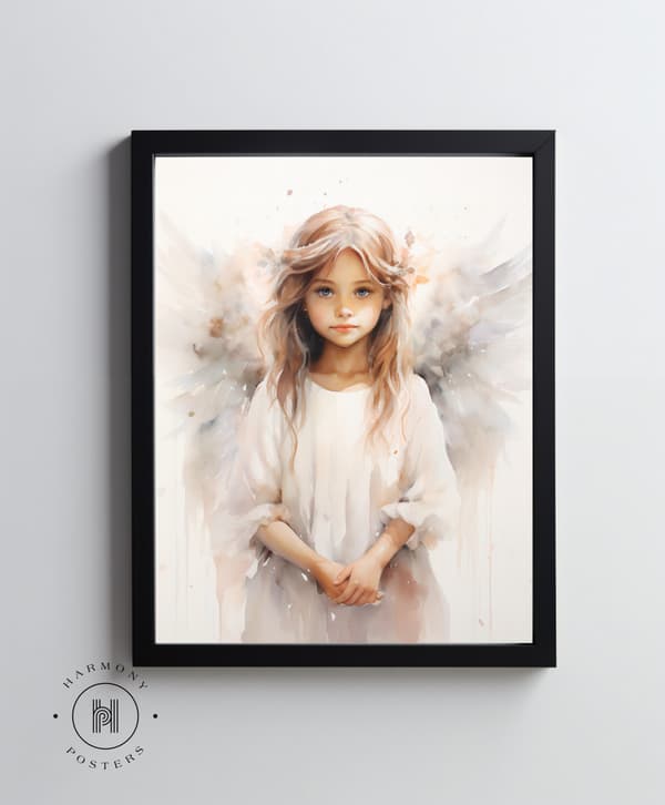 Wings of Hope Wings of Hope, 40x50 cm, sort aluminiumsramme, 230 gsm mat papir