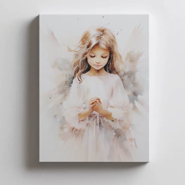 Anielski Dar Anielski Dar, 60x90 cm, guld aluminiumsramme, 230 gsm mat papir