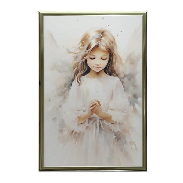Anielski Dar Anielski Dar, 60x90 cm, guld aluminiumsramme, 230 gsm mat papir