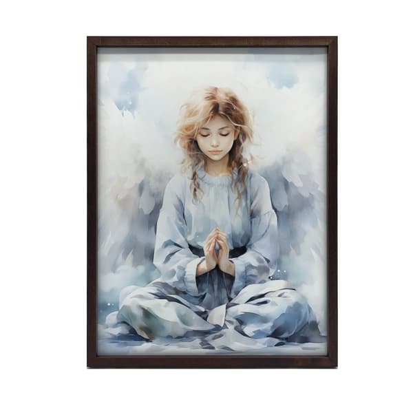 Angel's Prayer Angel's Prayer, 30x40 cm, sort aluminiumsramme, 230 gsm mat papir