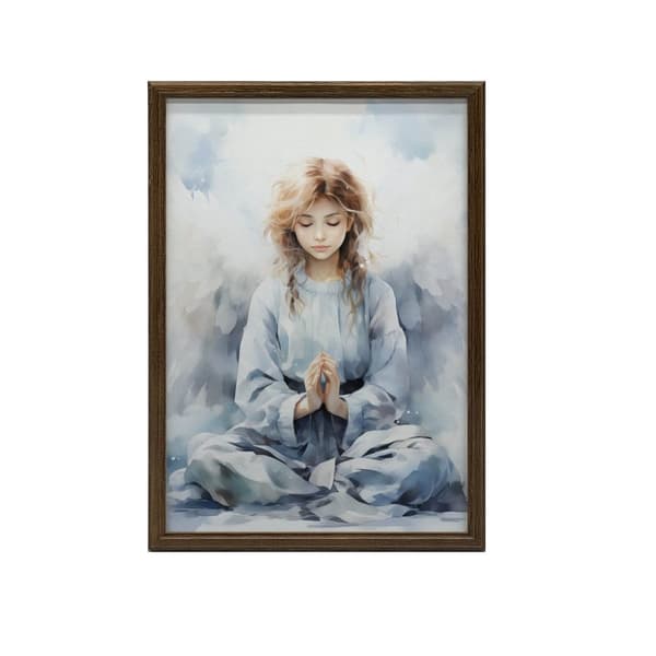 Angel's Prayer Angel's Prayer, 70x100 cm, guld aluminiumsramme, 230 gsm mat papir