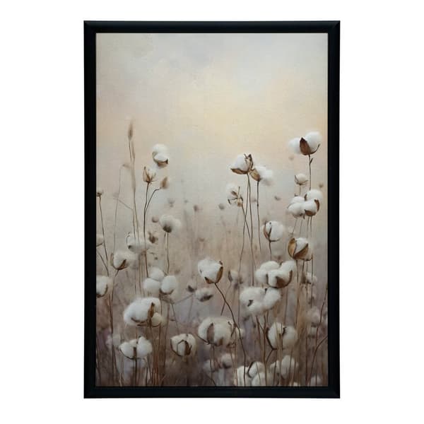 Pastel Cotton Fields Pastel Cotton Fields, 40x50 cm, guld aluminiumsramme, 230 gsm mat papir