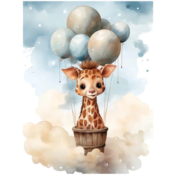 Ballon Dreamland Balloon Dreamland, 40x50 cm, uindrammet, 230 gsm mat papir