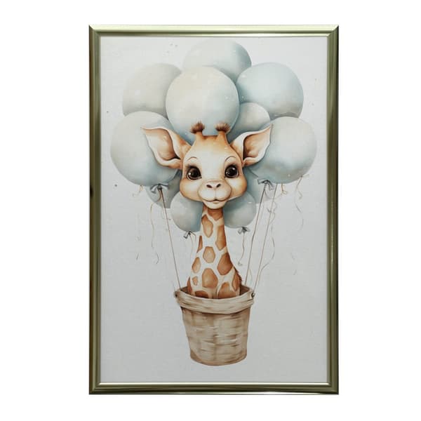 Colors of Dreams above the Clouds Colors of Dreams above the Clouds, 50x70 cm, guld aluminiumsramme, 230 gsm mat papir