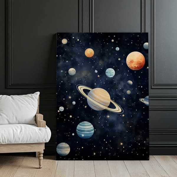 Whispers of the Cosmos Whispers of the Cosmos, 50x70 cm, svart aluminiumram, 230 gsm matt papper