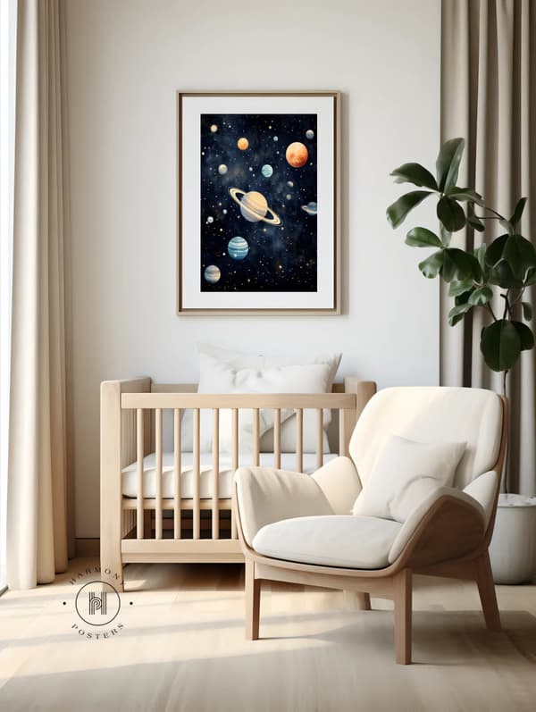 Whispers of the Cosmos Whispers of the Cosmos, 50x70 cm, svart aluminiumram, 230 gsm matt papper