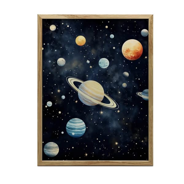 Whispers of the Cosmos Whispers of the Cosmos, 50x70 cm, svart aluminiumram, 230 gsm matt papper