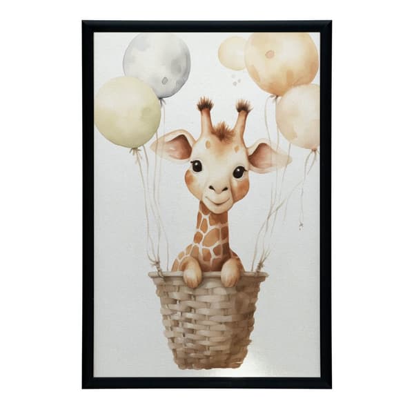 Giraffens glædelige rejse Giraffens glædelige rejse, 40x50 cm, uindrammet, 230 gsm mat papir