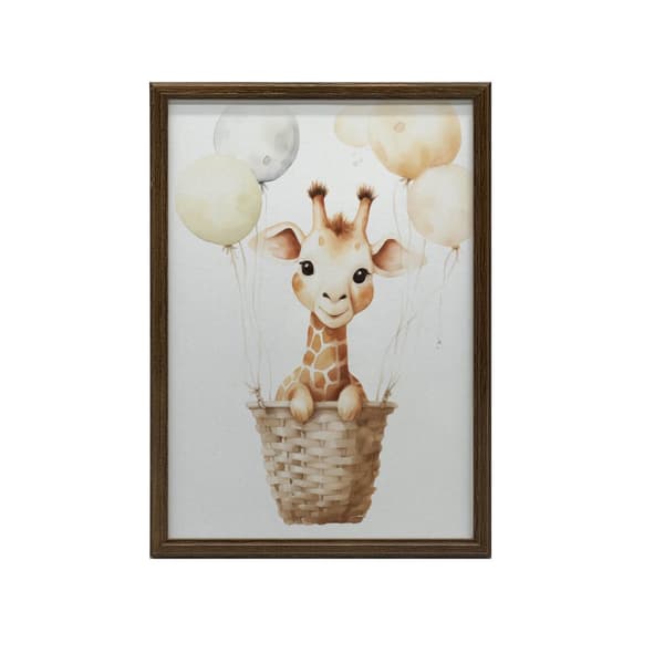 Giraffens glædelige rejse Giraffens glædelige rejse, 40x50 cm, uindrammet, 230 gsm mat papir