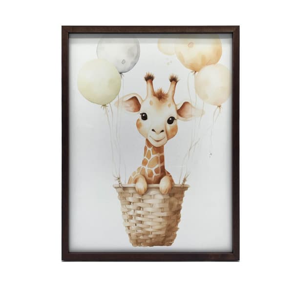 Giraffens glædelige rejse Giraffens glædelige rejse, 40x50 cm, uindrammet, 230 gsm mat papir