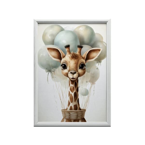 Fleeting Dreams of Giraffes Fleeting Dreams of Giraffer, 30x40 cm, lys egetræsramme, 230 gsm mat papir