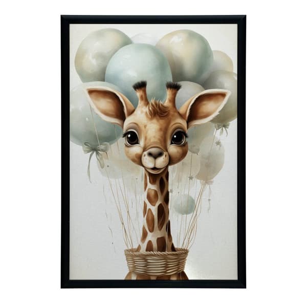 Fleeting Dreams of Giraffes Fleeting Dreams of Giraffer, 30x40 cm, lys egetræsramme, 230 gsm mat papir
