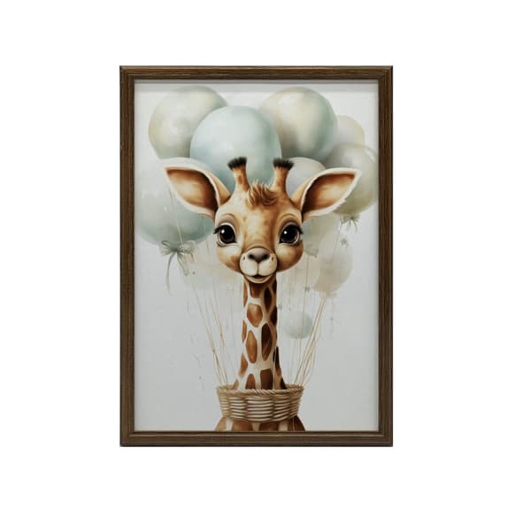 Fleeting Dreams of Giraffes Fleeting Dreams of Giraffer, 30x40 cm, lys egetræsramme, 230 gsm mat papir