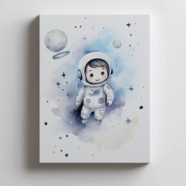Little Explorer's Star Journey Little Explorer's Star Journey, 30x40 cm, lys egetræsramme, 230 gsm mat papir