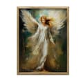 Miniatyrbild 1 av 11: Skyddsängel i Emerald Space Skyddsängel i Emerald Space, 70x100 cm, oinramad, premiumduk på bår