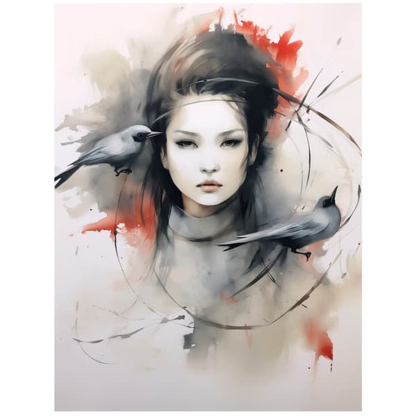Silence in Dance Silence in Dance, 70x100 cm, uindrammet, 230 gsm mat papir