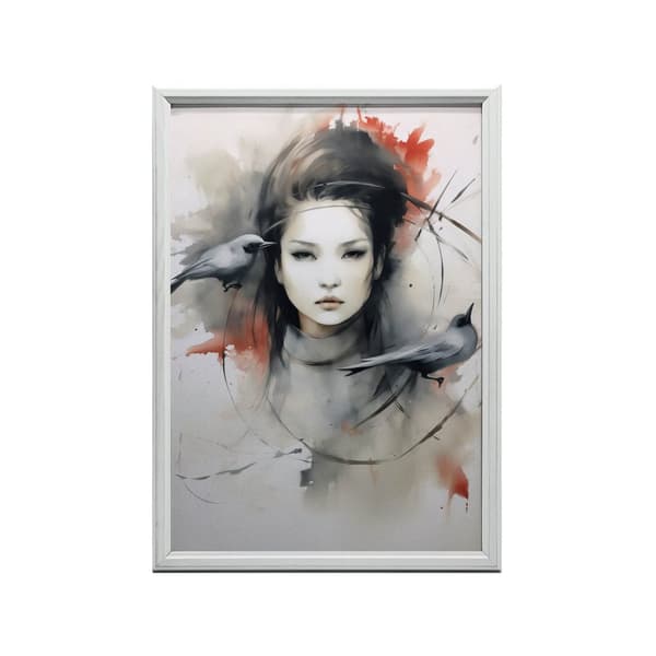 Silence in Dance Silence in Dance, 60x90 cm, guld aluminiumsramme, 230 gsm mat papir