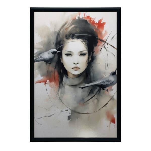 Silence in Dance Silence in Dance, 60x90 cm, guld aluminiumsramme, 230 gsm mat papir