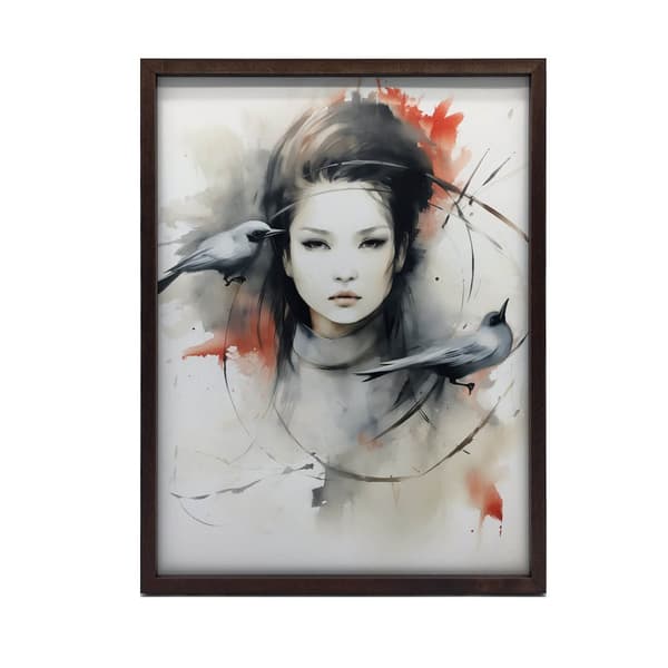 Silence in Dance Silence in Dance, 60x90 cm, guld aluminiumsramme, 230 gsm mat papir