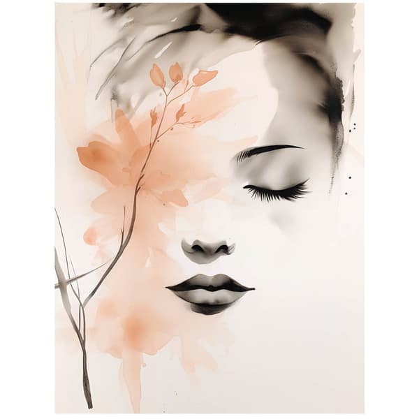 Vision of Feminine Beauty Vision of Feminine Beauty, 70x100 cm, oinramad, 230 gsm matt papper