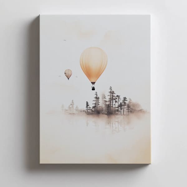 Fairytale Flight Fairytale Flight, 60x90 cm, guld aluminiumram, 230 gsm matt papper