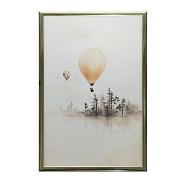 Fairytale Flight Fairytale Flight, 60x90 cm, guld aluminiumram, 230 gsm matt papper