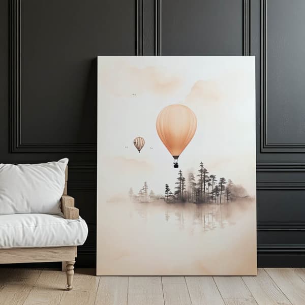 Fairytale Flight Fairytale Flight, 60x90 cm, guld aluminiumram, 230 gsm matt papper