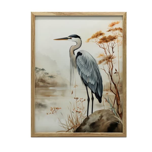 A Walk on the Misty Lake A Walk on the Misty Lake, 30x40 cm, guld aluminiumram, 230 gsm matt papper