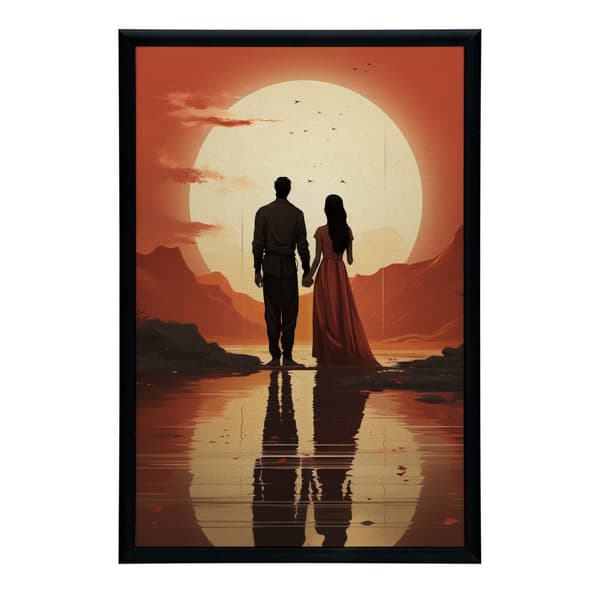 A Moment for Two A Moment for Two, 30x40 cm, sort aluminiumsramme, 230 gsm mat papir