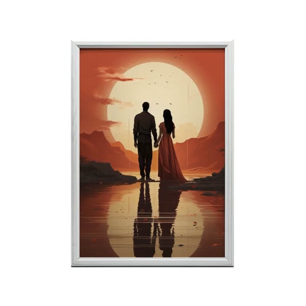 A Moment for Two A Moment for Two, 30x40 cm, sort aluminiumsramme, 230 gsm mat papir