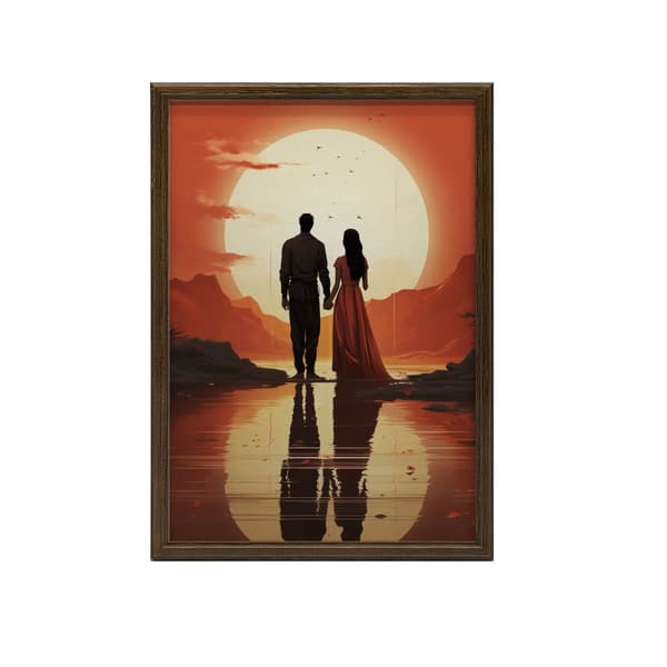 A Moment for Two A Moment for Two, 30x40 cm, sort aluminiumsramme, 230 gsm mat papir