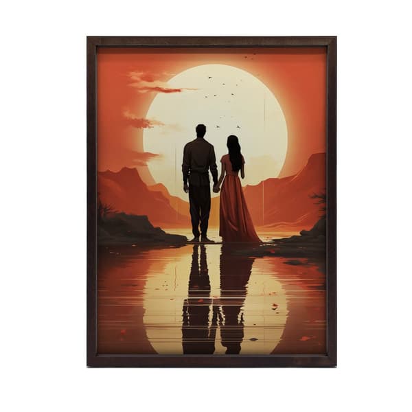 A Moment for Two A Moment for Two, 30x40 cm, sort aluminiumsramme, 230 gsm mat papir