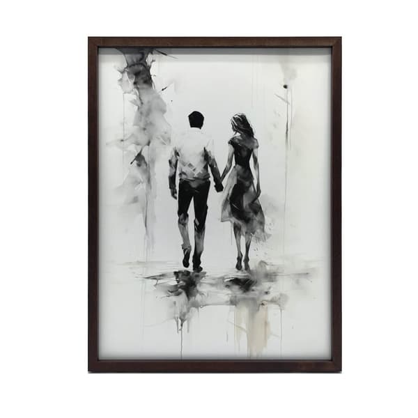 Black and White Intimacy Black and White Intimacy, 70x100 cm, lys egetræsramme, 230 gsm mat papir