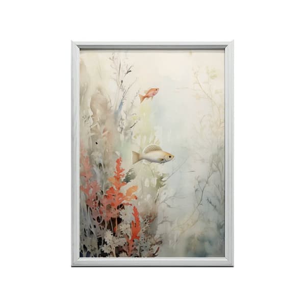Soft Colors of Undersea Paradise Soft Colors of Undersea Paradise, 50x70 cm, guld aluminiumsramme, 230 gsm mat papir