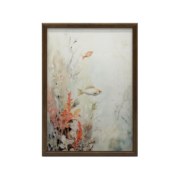Soft Colors of Undersea Paradise Soft Colors of Undersea Paradise, 50x70 cm, guld aluminiumsramme, 230 gsm mat papir