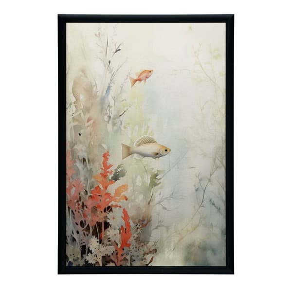 Soft Colors of Undersea Paradise Soft Colors of Undersea Paradise, 50x70 cm, guld aluminiumsramme, 230 gsm mat papir